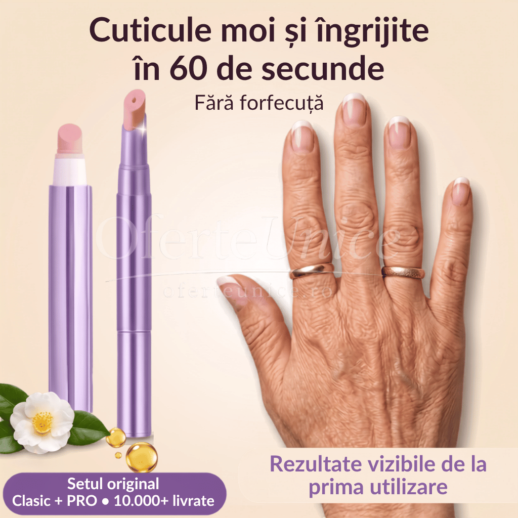 VeluNails™ 3 in 1 – Cuticule perfecte fără forfecuță, în 60 de secunde