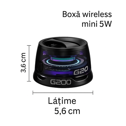 Boxă Bluetooth Portabilă-magnetică și rezistentă la apă