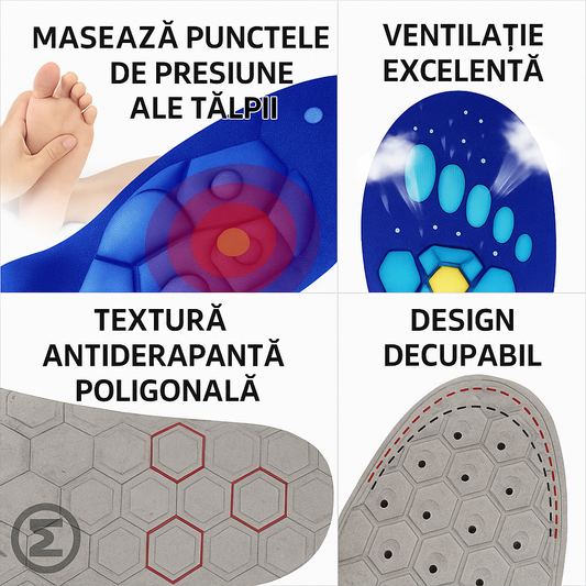 Akusoli RelaxStep – Tălpici de Confort Zilnic