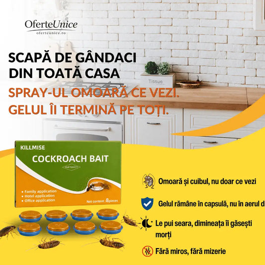 Killmise™ – Scapi de gândaci din toată casa fără spray, în 2-3 nopți
