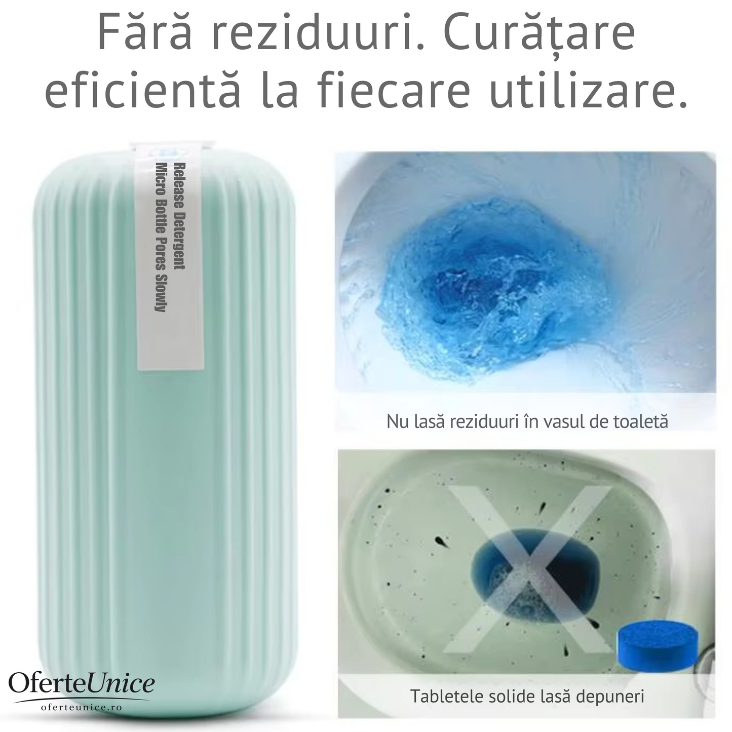 Gel Activ pentru Curățarea Toaletei – Fără Reziduuri