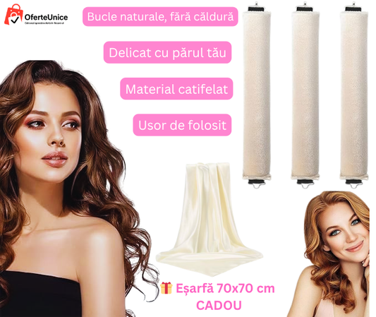 Set 3 Ondulatoare Moi + Esarfa CADOU