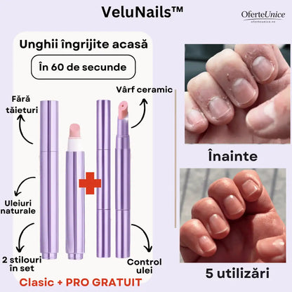 VeluNails™ 3 in 1 – Cuticule perfecte fără forfecuță, în 60 de secunde
