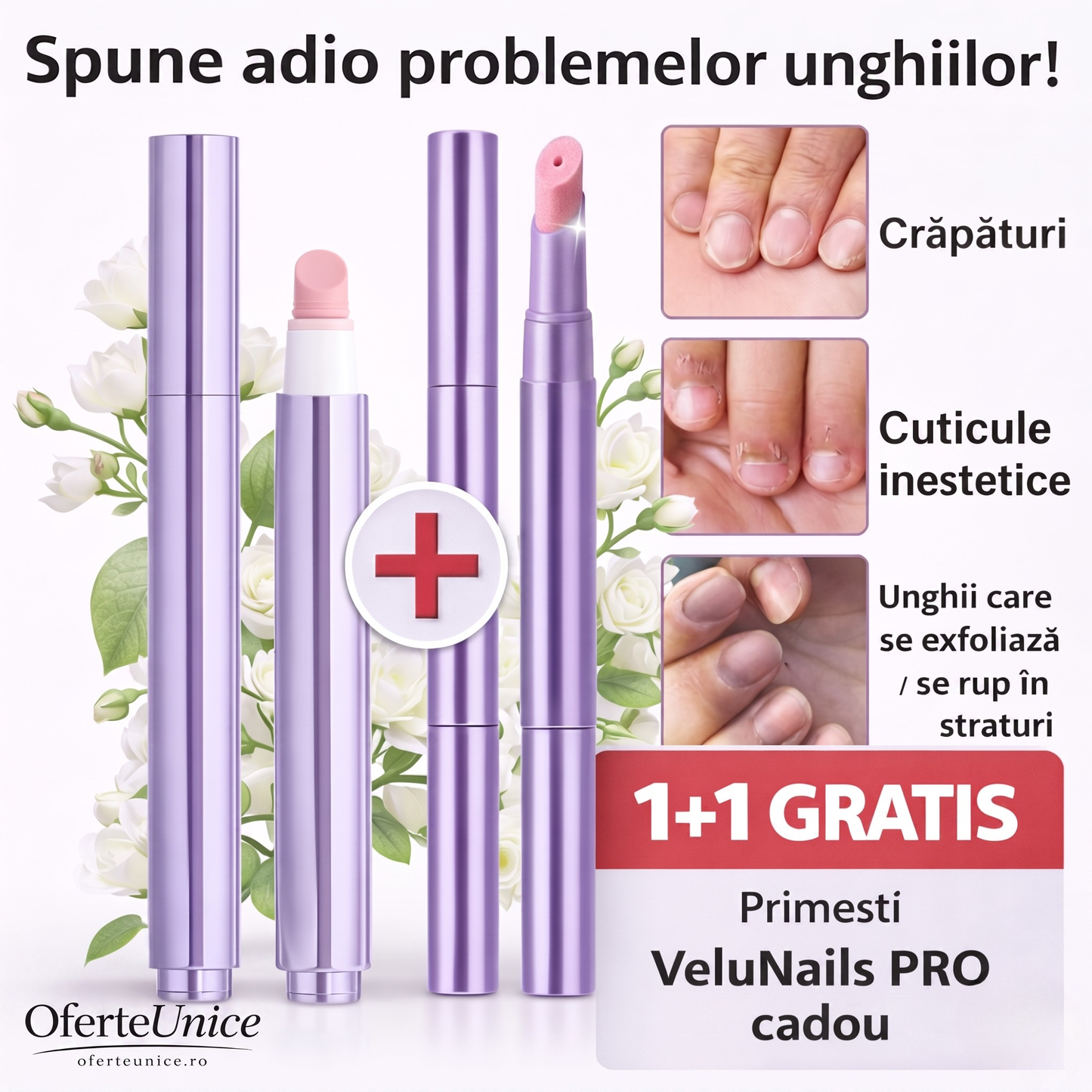 VeluNails™ 3 in 1 – Cuticule perfecte fără forfecuță, în 60 de secunde