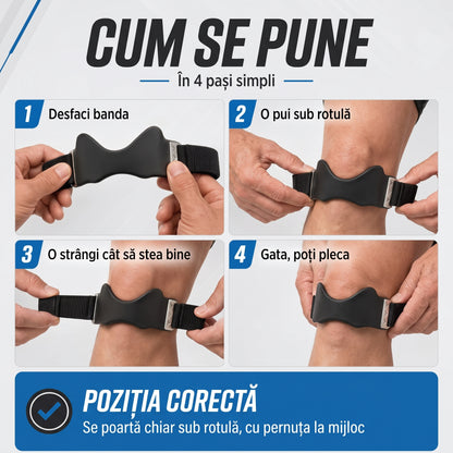 PasSigur™ – Genunchiul stabil toată ziua, fără genunchieră groasă